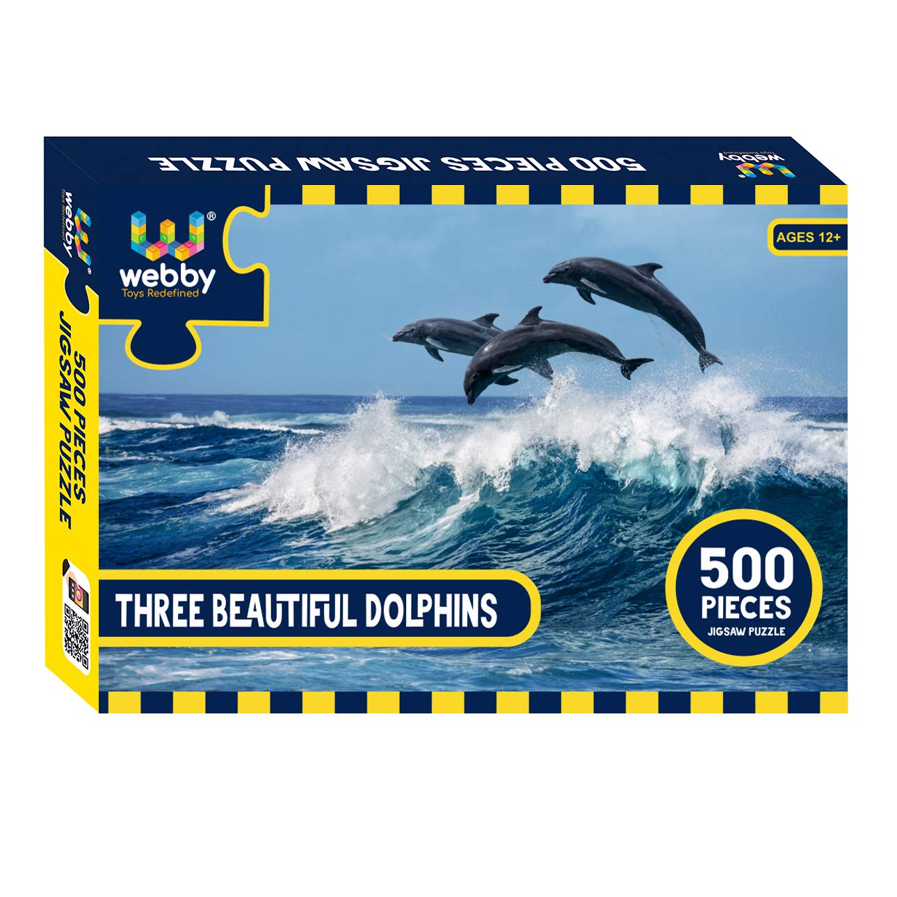 Webby Three Beautiful Dolphins Jigsaw Puzzle, 500 Pieces (B08G23PNMM) Amazon Price History, Amazon Price Tracker