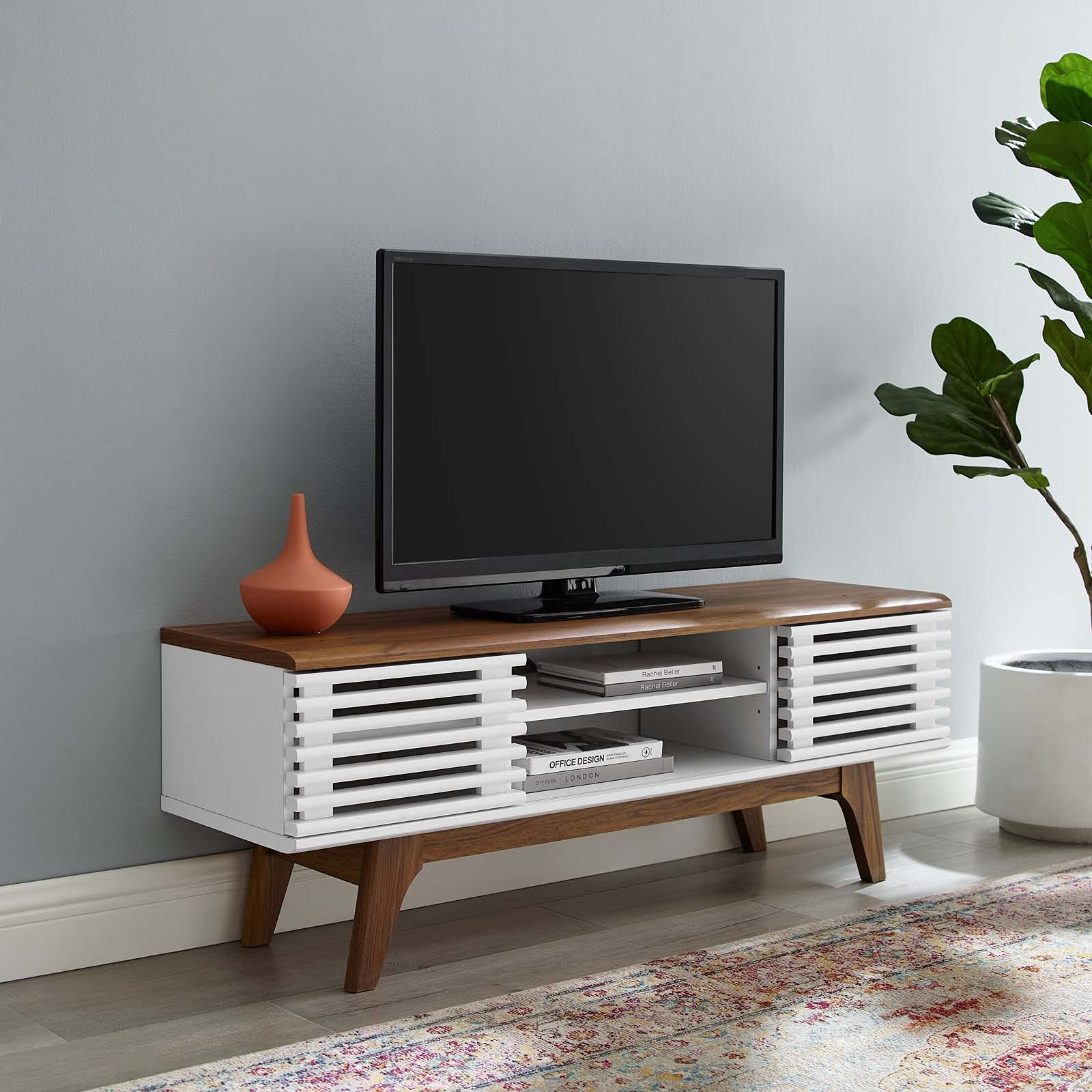 Buy Modway Render MidCentury Modern Low Profile 46 Inch Media Console