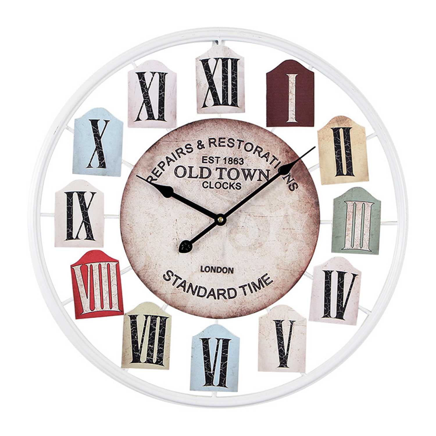 Horloge en métal pour la décoration authentique de vos grands espaces