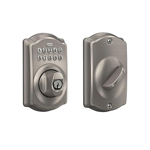 Schlage BE365 Camelot Keypad Deadbolt