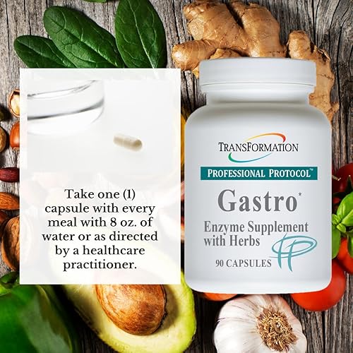 Miniatura 7 de Enzima de transformación - Gastro, suplemento con hierbas formuladas para aliviar las molestias gastrointestinales y promover la función digestiva,