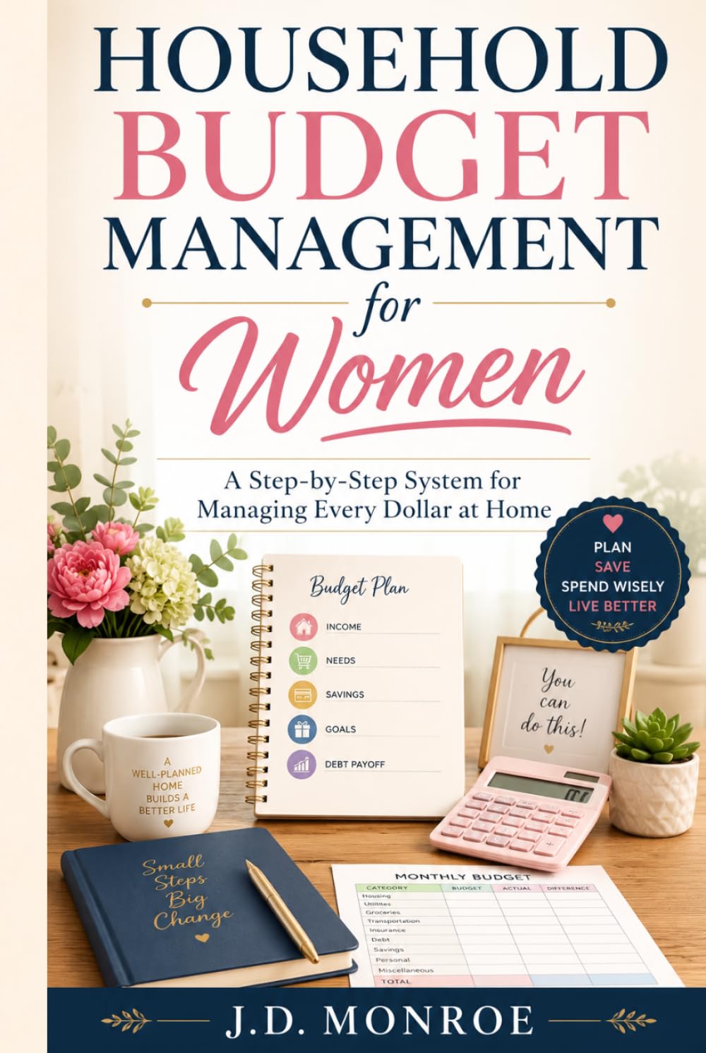 Household Budget Management for Women: A Step-by-Step System for Managing Every Dollar at Home