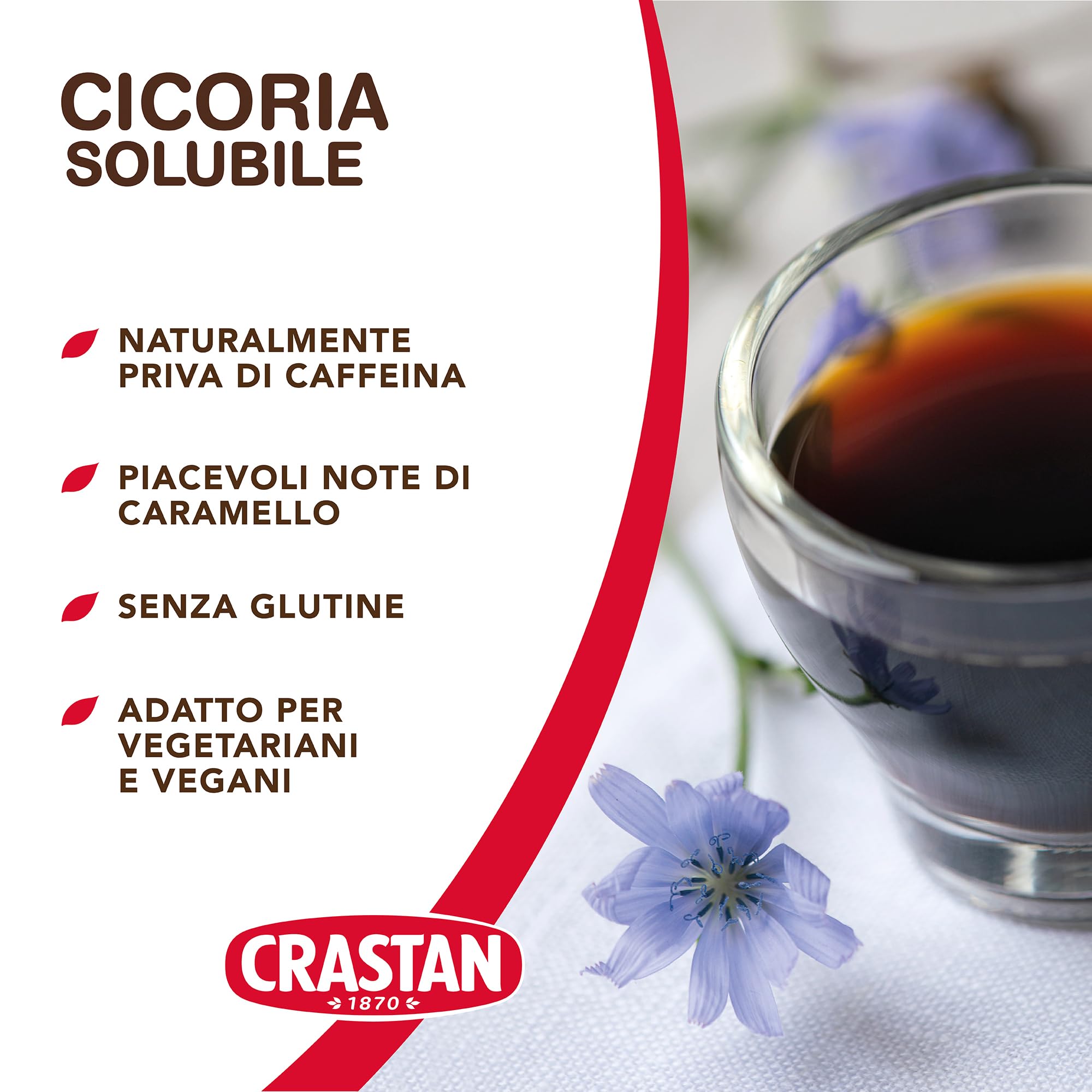 Crastan Cicoria Soluble - 6 pots de 100 g