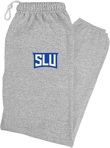 LOGOVISION Saint Louis University School Logo Pantalones deportivos para hombre, color jaspeado atlético, talla M, Universidad de Saint Louis.