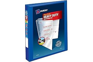 Avery One-Touch 1 Inch Capacity 3-Ring Binder in Pacific Blue