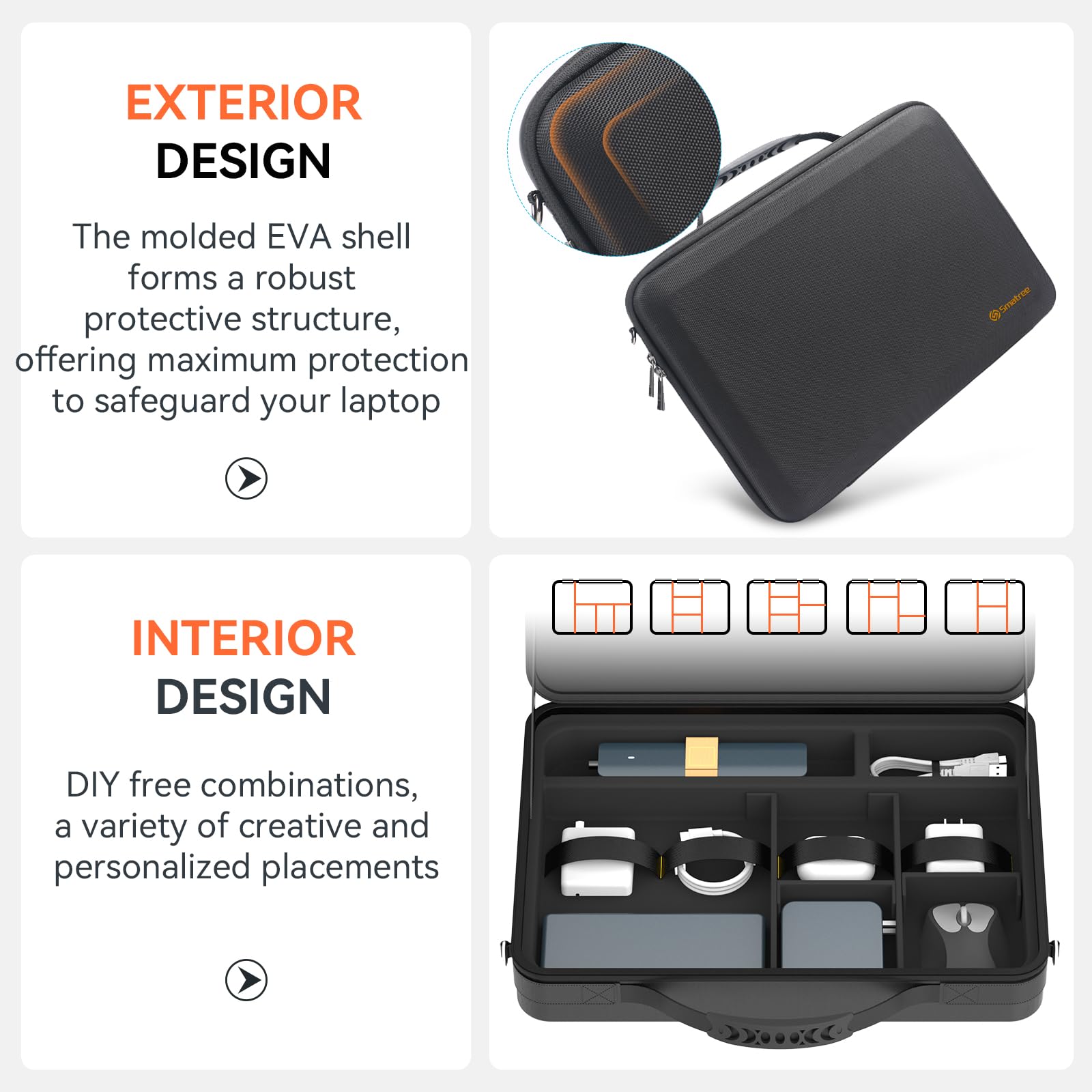 Aazon.co: Satree ObileBase Laptop Shoulder Case With Stand For 15 - View #4