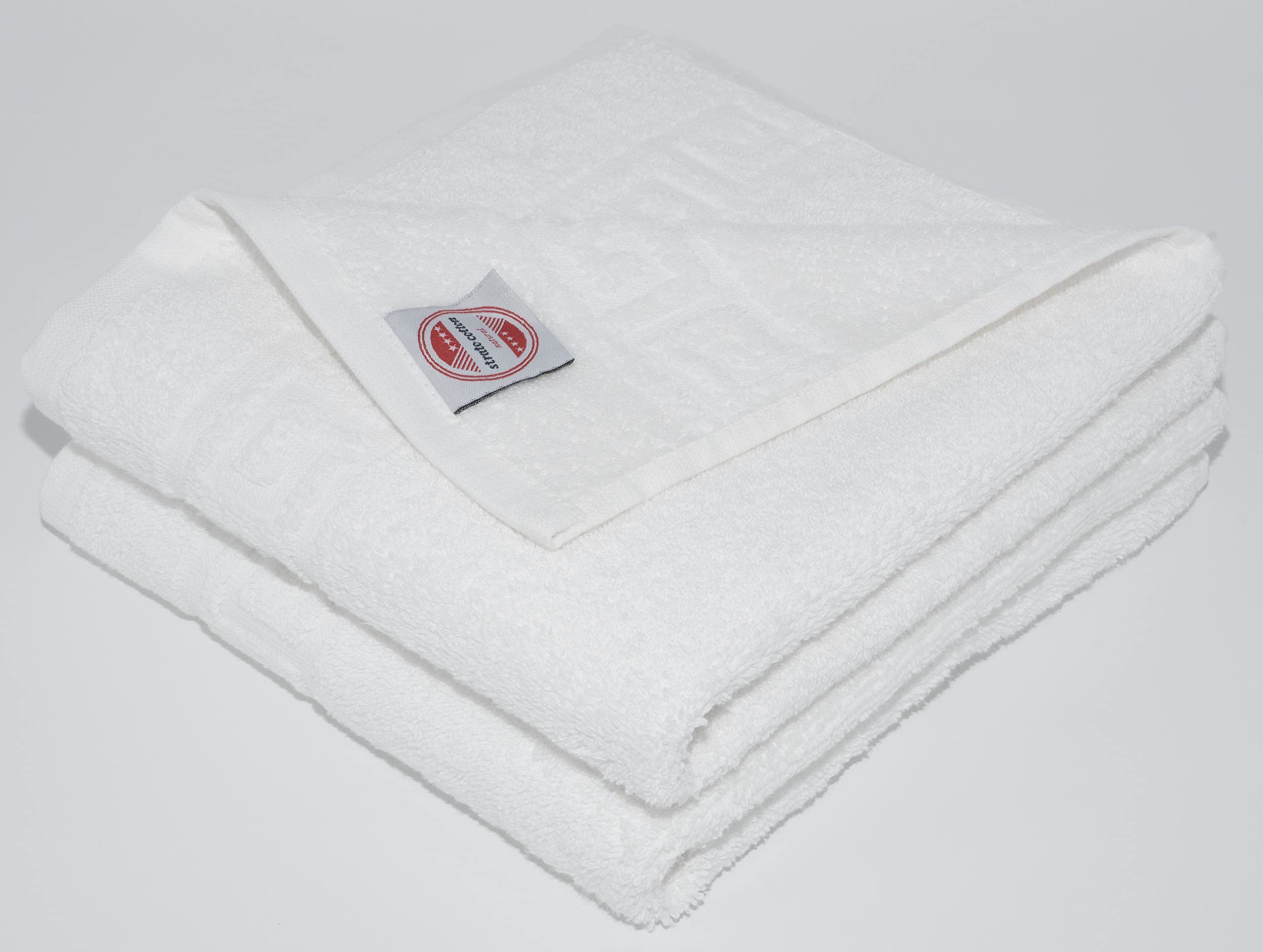 LIGHT TURQUOISE 2 X BATH TOWELS SET, 70X140 LARGE SIZE 100% NATURAL COTTON 500 GSM THICK ABSORBENT TOWEL, HOTEL QUALITY RINGSPUN — view 85