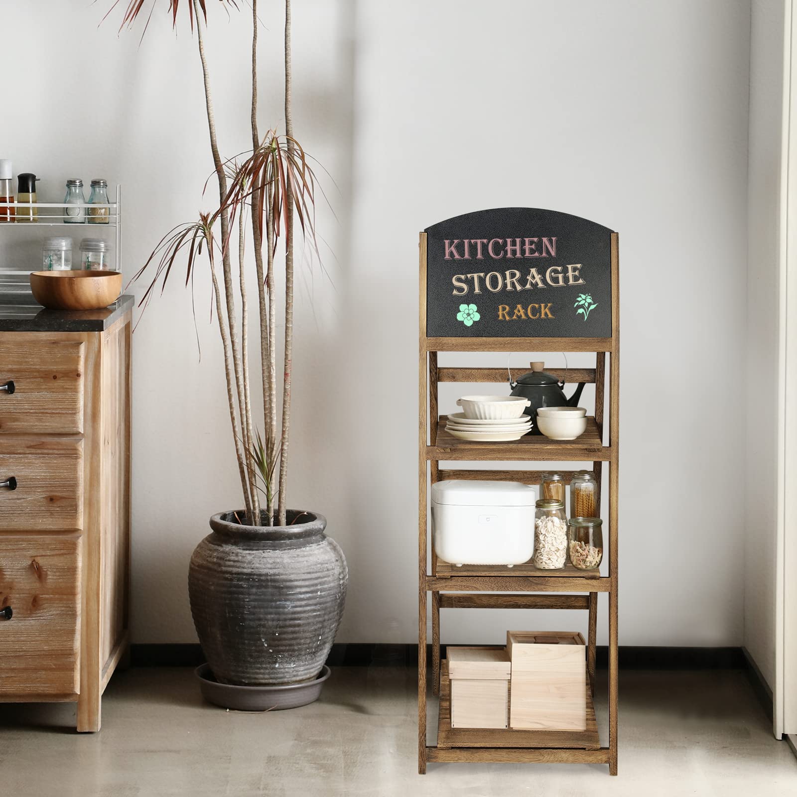 Oak Effect Wooden Ladder Shelving Unit atelieryuwa.ciao.jp