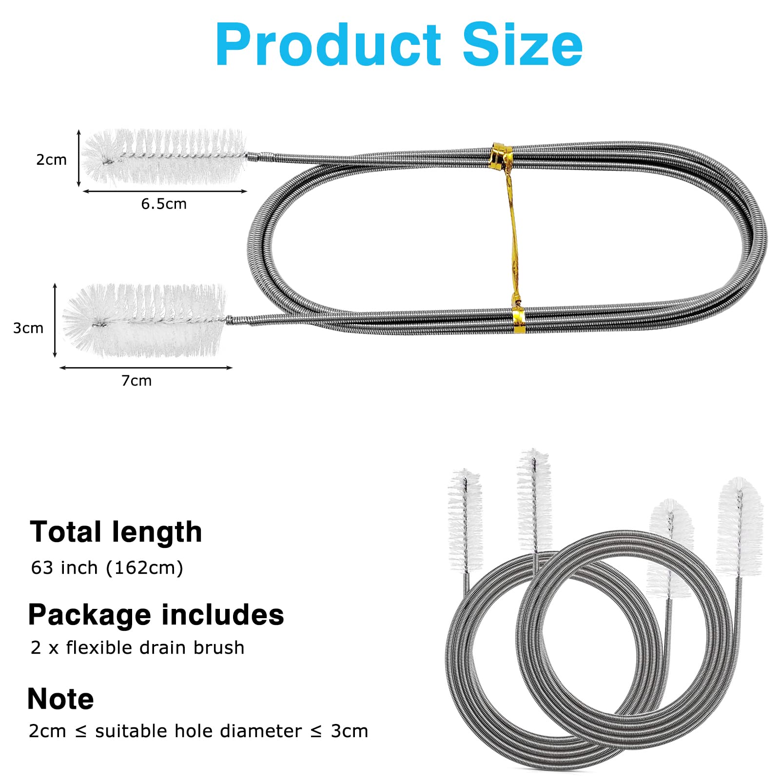 JGS Premium - 4 stuks dubbele U-vormige kruispijpklemmen voor buizen