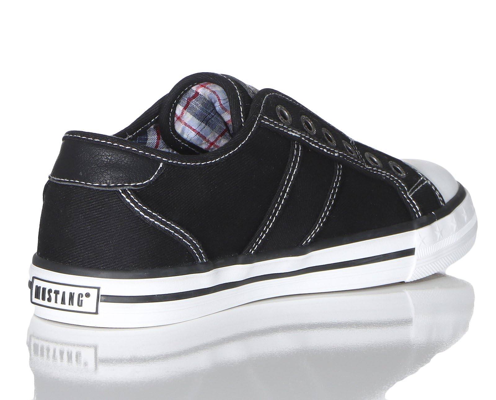 MUSTANG Damen Sneaker Schuhe Slipper ohne Schnürsenkel Low-Top Slip-On Turnschuhe
