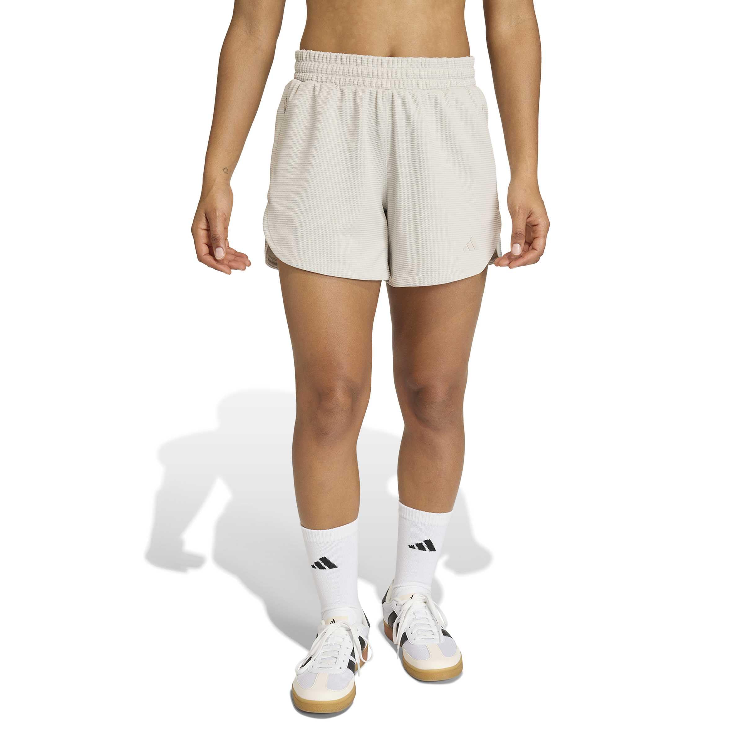 adidas Pacer Workout Waffle Shorts - Shorty Kobiety