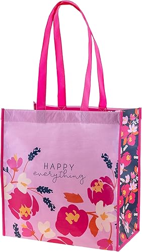 Karma Bolsas de regalo reutilizables  Bolsa de mano y bolsa de regalo con asas  Perfecto para regalos de cumpleaños y bolsas de fiesta RPET 1 Happy