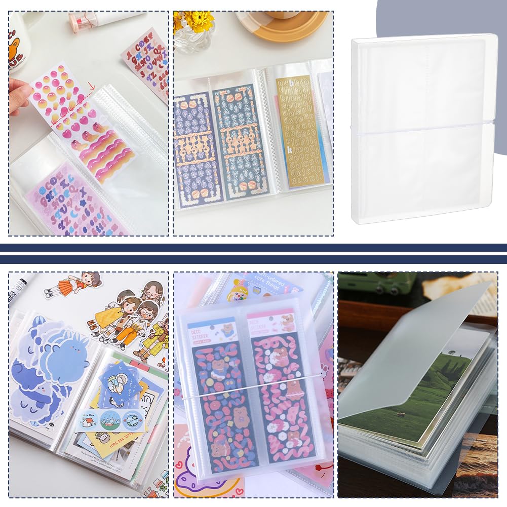 1 álbum De Almacenamiento De Calcomanías A5, Organización De Calcomanías  Para Coleccionar Libros, Fundas Para Planificadores,, image size:1001x1001