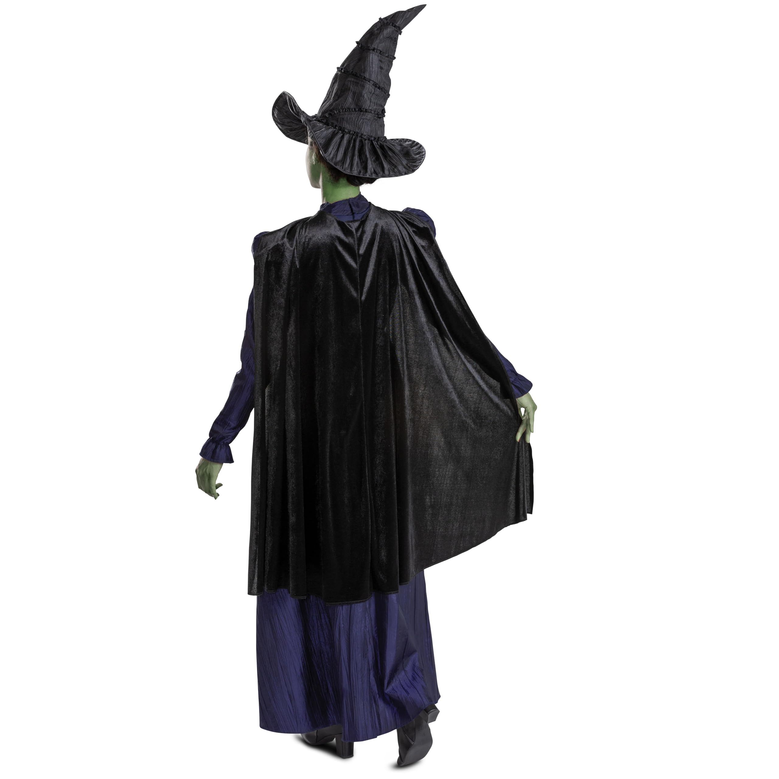 Disguise - Disfraz de Elphaba de Wicked para mujer, capa y sombrero oficial de lujo