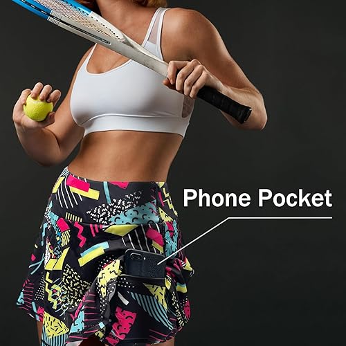 Miniatura 2 de Faldas de tenis para mujer, falda plisada de tiro alto, para atletismo, correr, pickleball