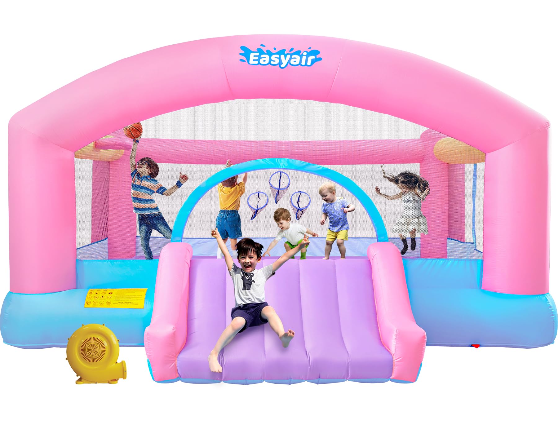 Photo 1 of Easyair Large Bounce House, 14.8x14.5x7.8 FT Inflatable Bouncy Castle