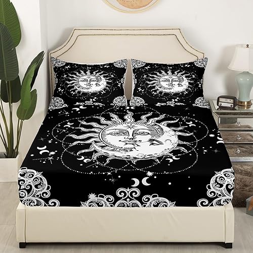 Miniatura 56 de Erosebridal Sábanas rústicas de oso para decoración de cabaña, camping, sábana bajera ajustable de ciervos de caza para cabaña, juego de ropa