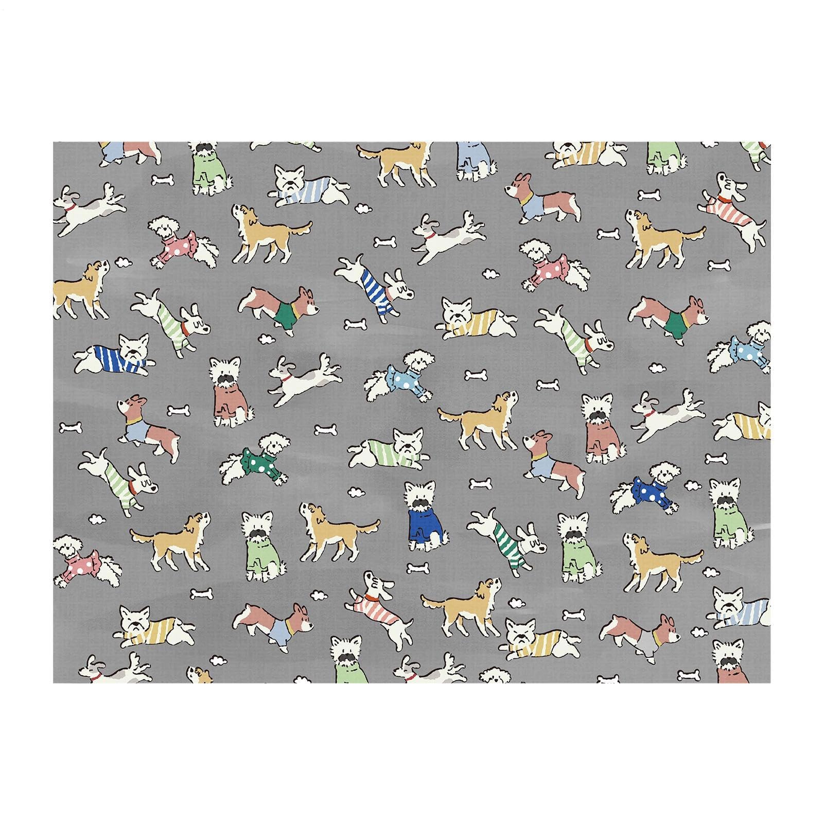 Zmywalne, wodoodporne legowisko dla psa do użytku wewnątrz i na zewnątrz, kompatybilne z klatką, kennelem, samochodem, podróżą kempingiem(Puppy 50x70cm)