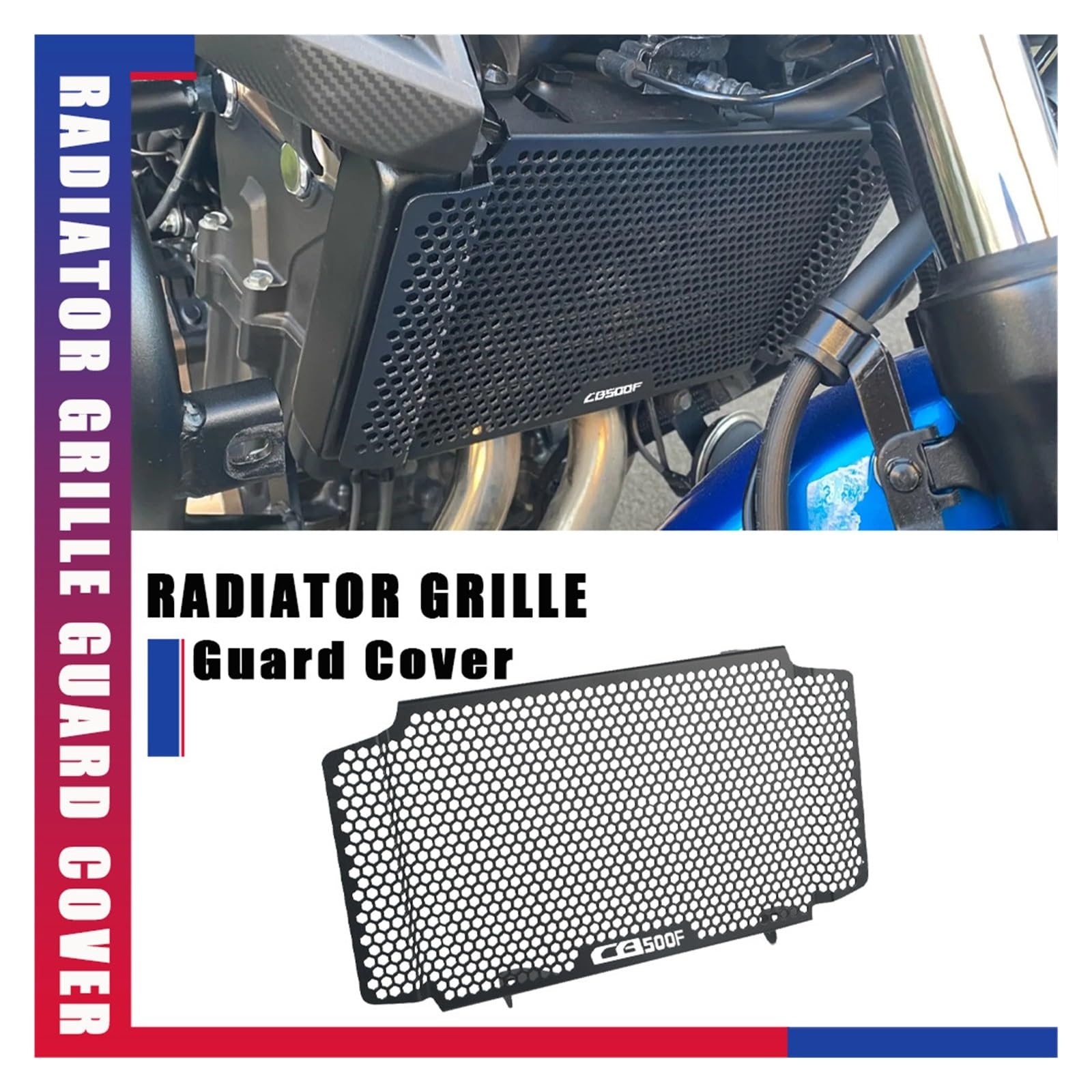 Accessori Moto Radiatore Guard Protezione Griglia Di Copertura Per Ho&nda CB500F CB500 CB 500 F 500F 2016-2021 2022 2023 2024 Accessori Griglia Radiatore