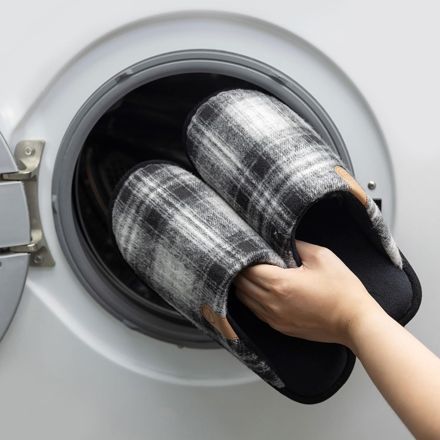 Men's Slippers Cozy House Slippers, Warm Soft Indoor Outdoor Cotton Slipper for Men with Memory Foam Gifts for Men Him Dad - Image 3