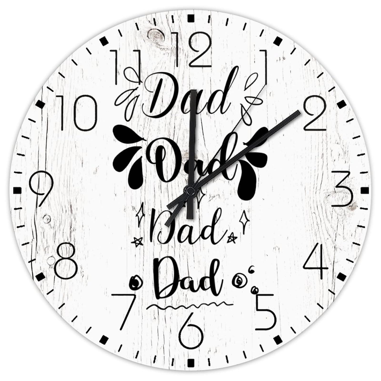 Horloge minimaliste sans tic-tac pour stopper les bruits de nuit