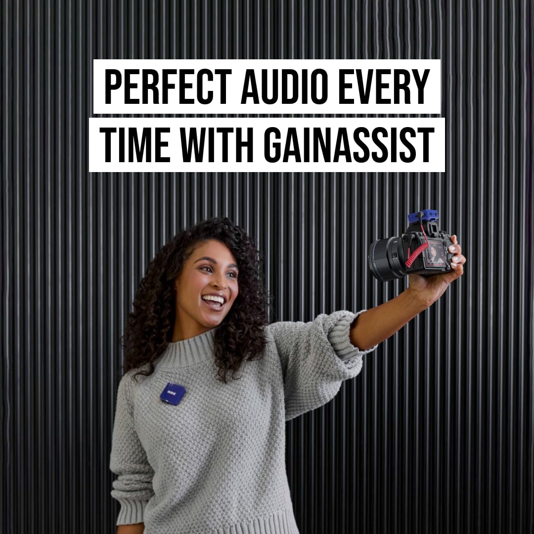 RØDE Wireless GO II Ultra-compact Dual-channel Wireless Microphone System with Built-in Microphones, On-board Recording and 200m Range for Filmmaking, Interviews and Content Creation: Wireless GO Gen 3 Cobalt