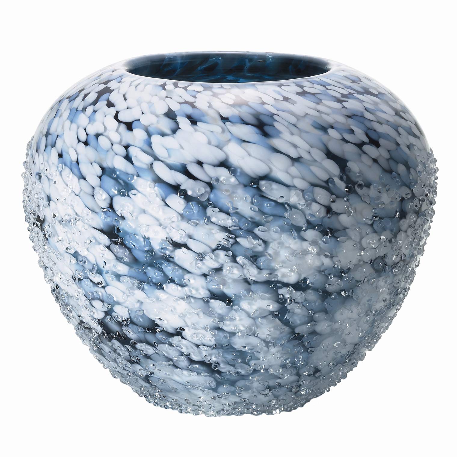 津軽びいどろ 津軽雪景 花器雪影 津軽びいどろ 津軽雪景 花器雪影