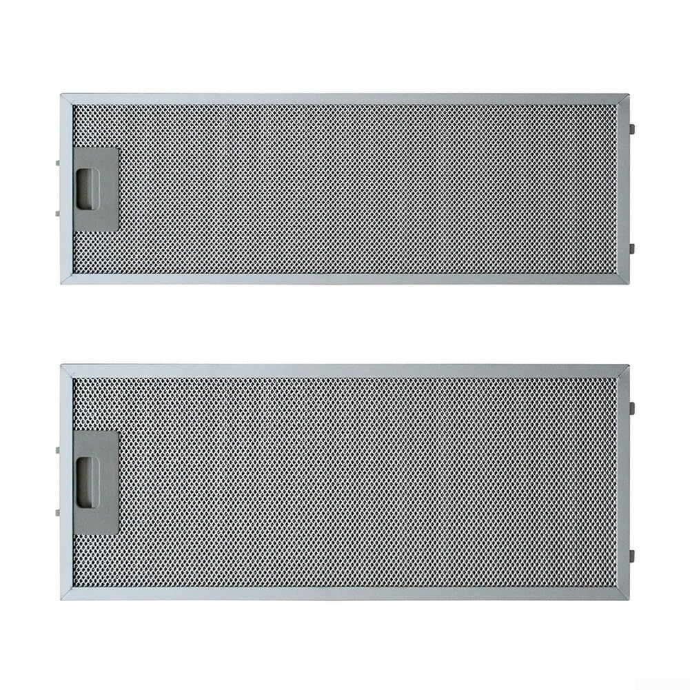 Paquete de 2 filtros de metal para campana extractora Teka TL2000 TL1-62, filtro de grasa de aluminio de 5 capas de 500 x 192 mm y 500 x 138 mm, pieza de repuesto de ventilación de cocina de