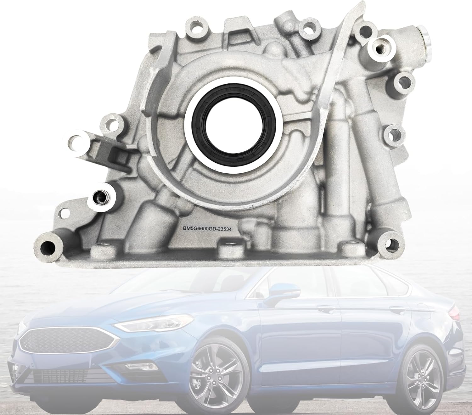 BM5Z-6600-A Engine Oil Pump Assembly Compatible with Ford Escape Fiesta Fusion Transit Connect 1.5L 1.6L 2013-2020 | Replace# BM5G-6600-GB BM5G-6600-GC BM5G-6600-GD