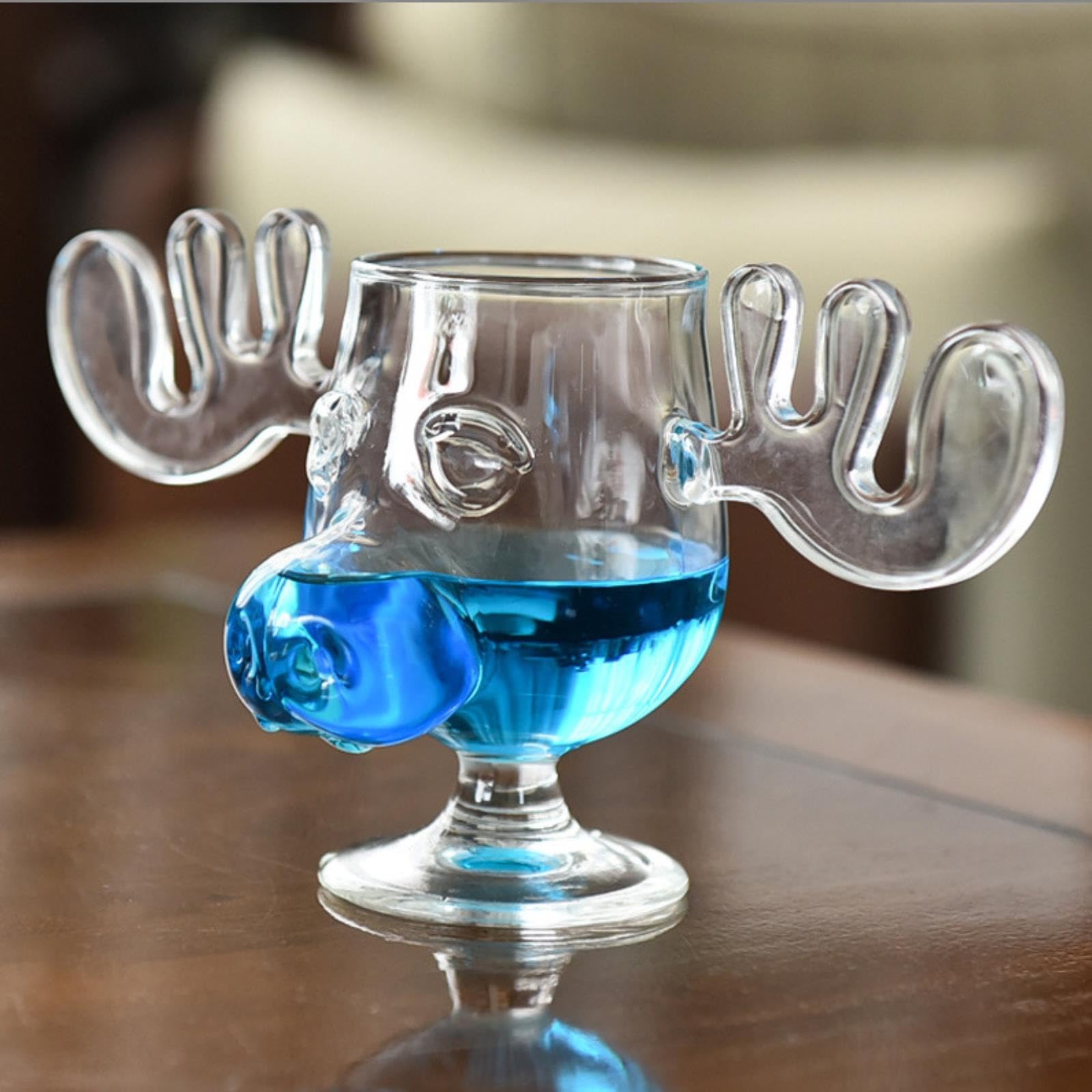 Vacanza di Natale Tazza di alce Tazza di vetro per alce creativo