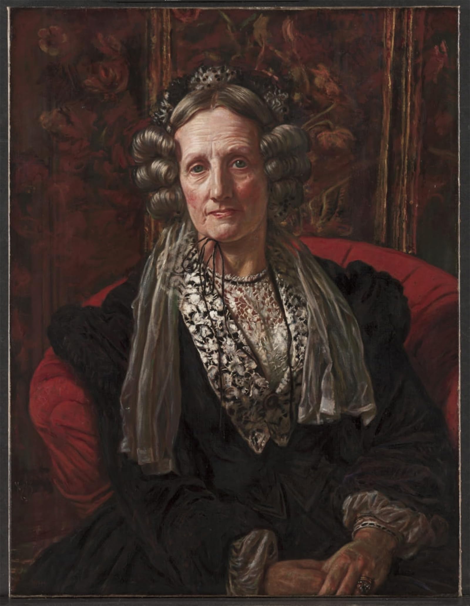 POSTERIIk Vintage Art Print Images Pictures Print Mrs George Waugh by William Holman Hunt Modern Colour Posters for Office Home Decor 60x90cm