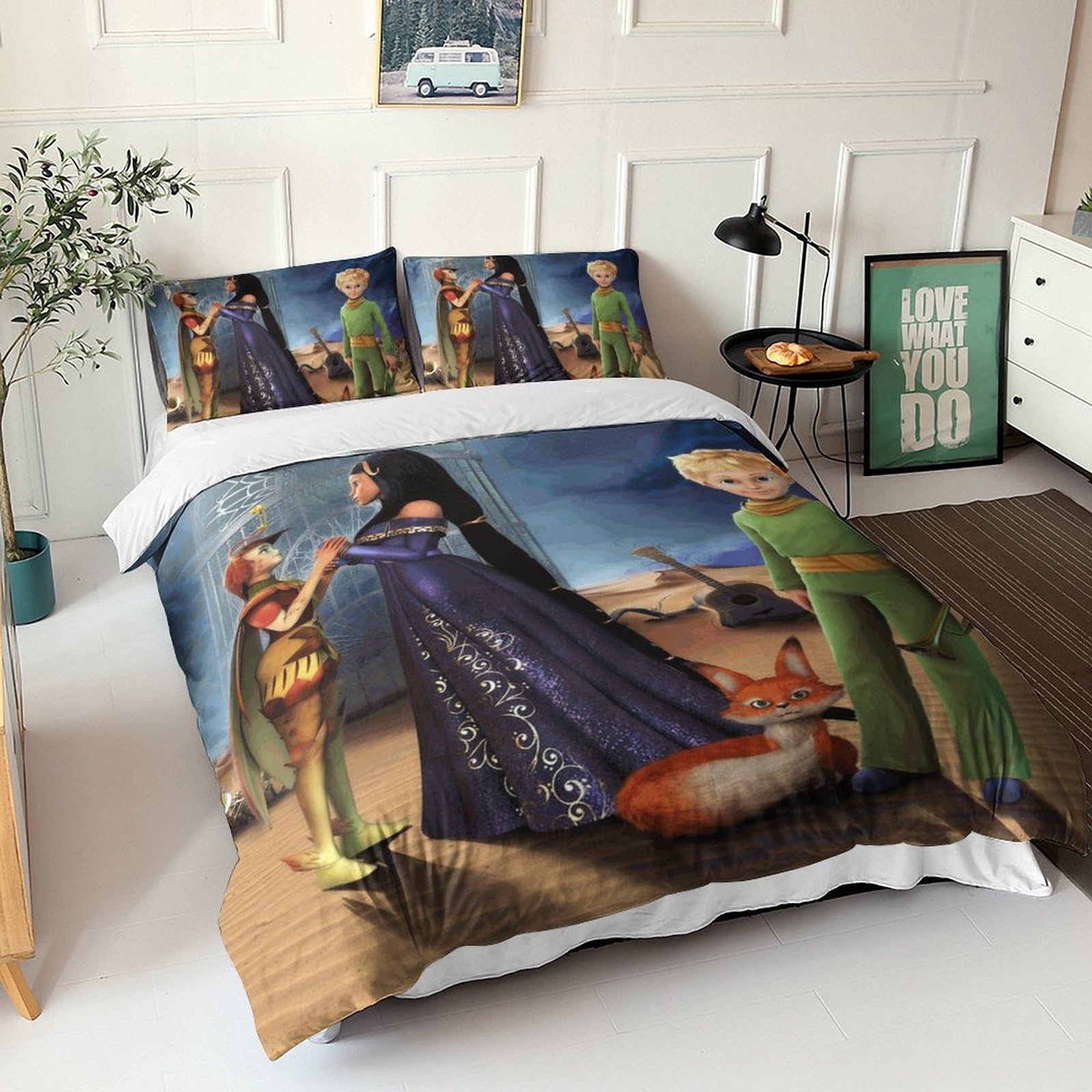 Couverture Le Petit Prince En Microfibre Douce - 180x200 Cm, Impression 3D, Lavable, Pour Enfant Ou Adulte