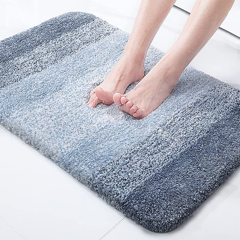 Tapis épais absorbant l'eau pour éviter les glissades dans la salle de bain