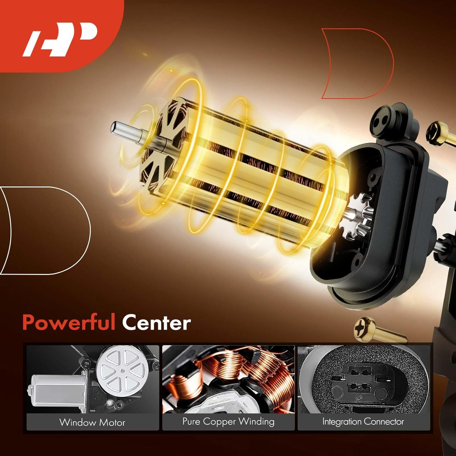 A-Premium Power Window Regulator with Motor Front Driver Side Compatible with Honda Accord 2008 2009 2010 2011 2012, Coupe 2-Door, Front Left Driver Side, Replace# 72250TE0A11, 72250TE0A12