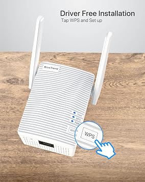 BrosTrend Dual Band 1200Mbps WiFi Bridge, Convert Wired Device to Wireless