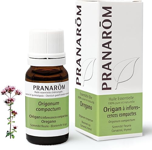 Pranarôm Aceite Esencial Orégano con Inflorescencias Compactas (Origanum compactum) 0.3 fl oz