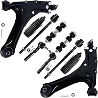 Vista 1093 de Detroit Axle - Kit de suspensión frontal de 10 piezas para Dodge Avenger 2008-2014, Chrysler Sebring 2007-2010, 2 brazos de control inferiores, 2