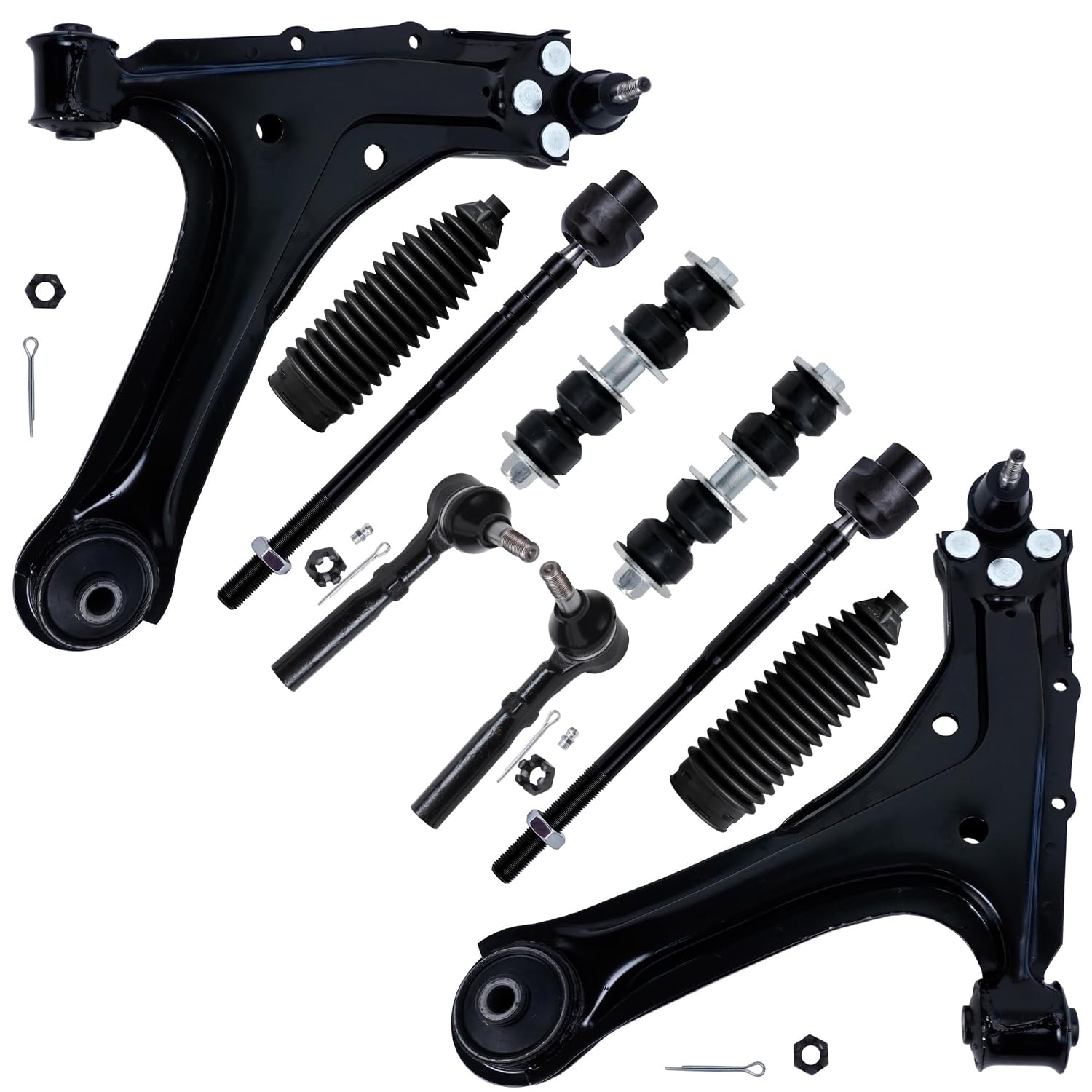 Detroit Axle - 10pc Front End Kit for 1995-2005 Chevrolet Cavalier