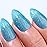 Imtiti Gel Polish, 1 Pc 0.5 Fl Oz Light Sky Blue Glitter Gel Polish, Soak Off LED U V Nail Gel Polish, DIY Nail Art Starter Manicure Salon Kit for Women Girls