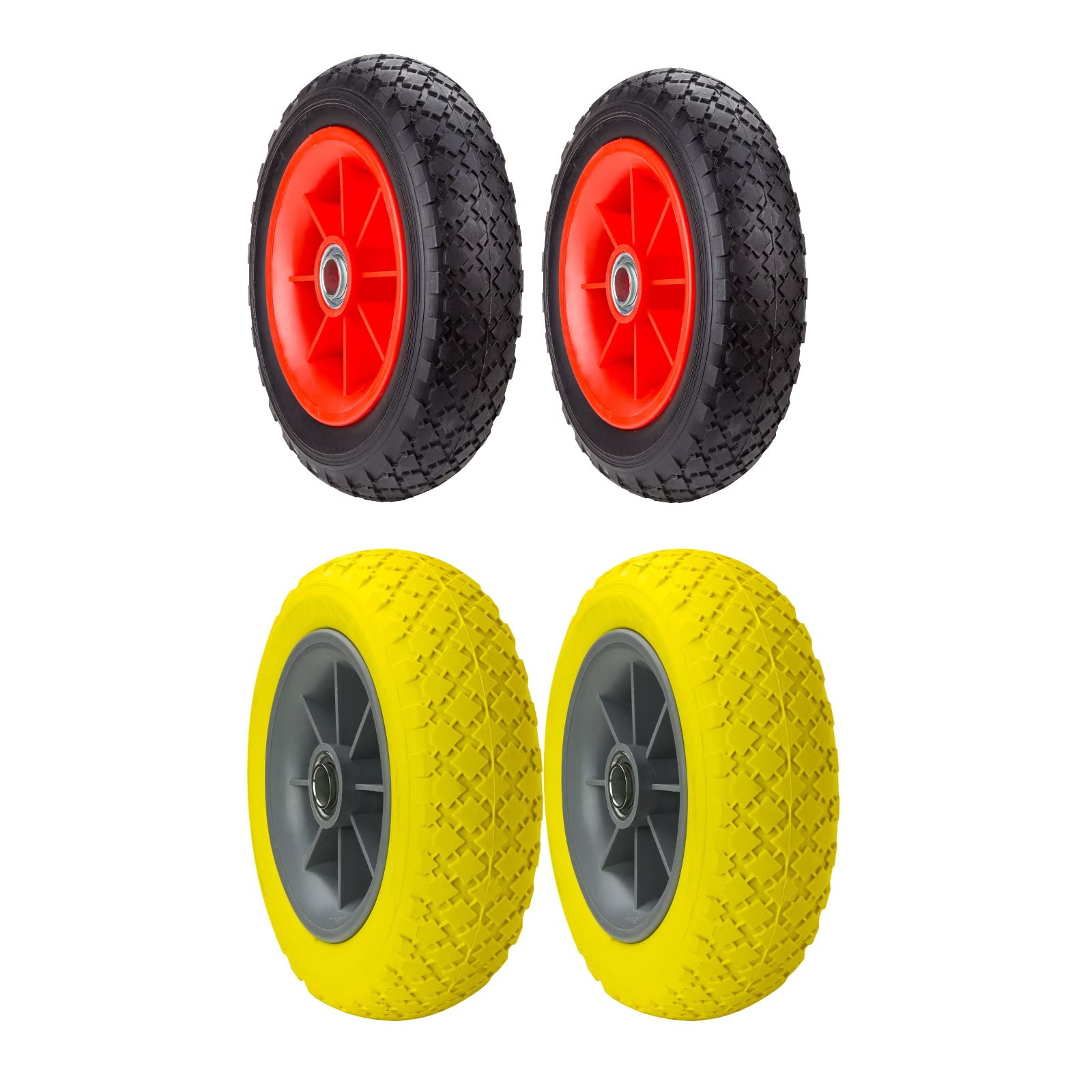 Ersatzrad für Bollerwagen, Reifen Sackkarrenrad, 260x80 mm PU Rad Ersatzrad für Bollerwagen, Reifen Sackkarrenrad, 260x80 mm PU Rad