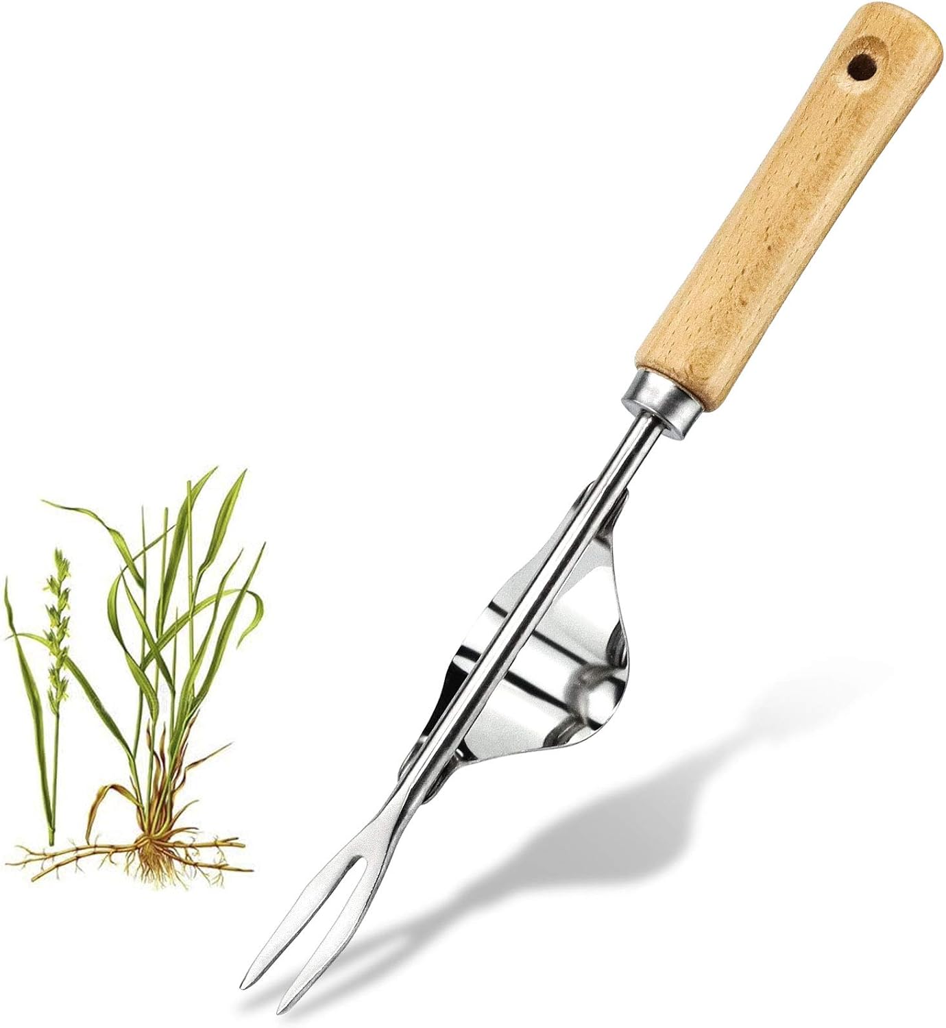 TOMOON Sturdy Hand Weed Puller Tool BendProof Leverage