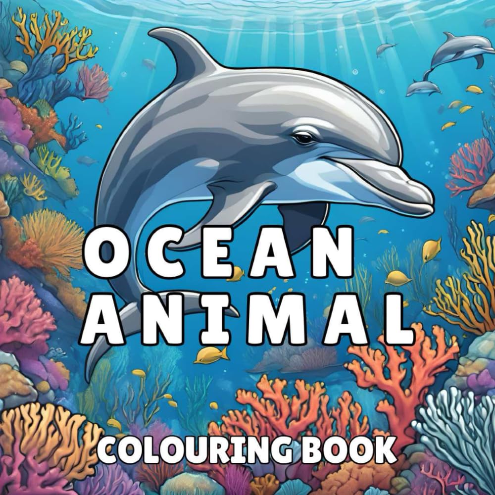 Sea Creatures: Coloring Book for Kids