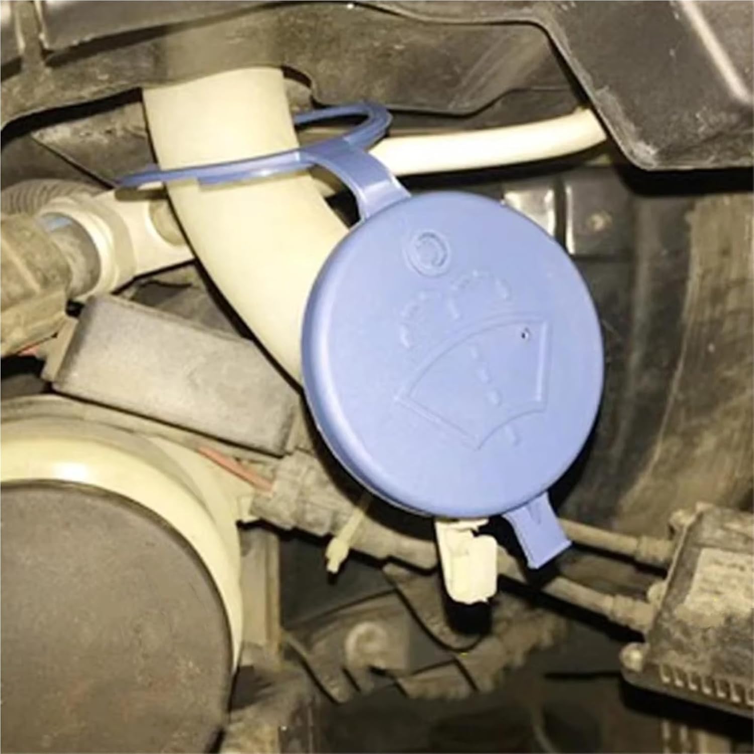 Windshield Washer Fluid Cap For Peugeot For 207 208 2008 Car Windshield Wiper Washer Fluid Reservoir Cap Tank Lid Bottle Cover