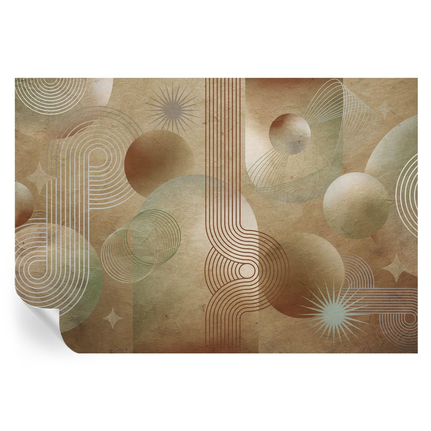 Revestimiento de pared geométrico 152x104 cm mural decorativo para hogar