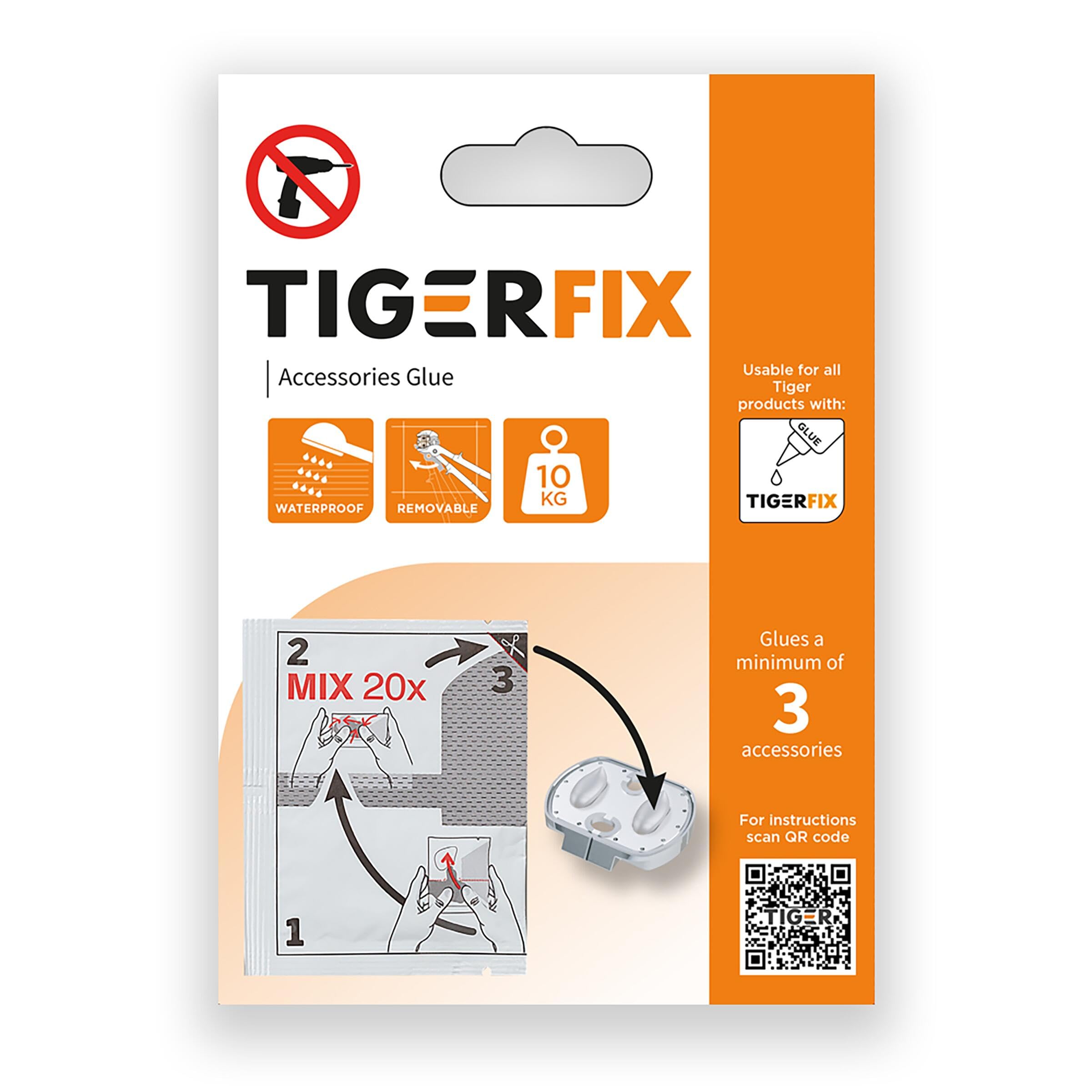Tiger Sistema adesivo fisso per serie Tiger senza foratura