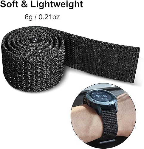 Miniatura 5 de AHXLL Correa de reloj de velcro compatible con Fenix 7XFenix 6X ProFenix 6X Fenix 5X5X PlusInstinct 2X, correa deportiva ultraligera ajustable de