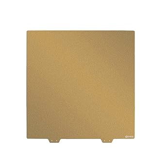 FYSETC 3D Printer CR10 S4 Print Bed - 410x410 Build Plate - Original Glass Plate Replacement Kit Double Sided Textured PEI Sheet Power-Coated Spring Steel Only Fit AnycubiChiron
