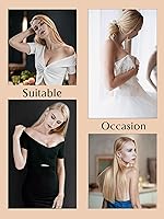 Vista 6 de Brasier push-up adhesivo sin tirantes, sin espalda, 2 pares, brasier invisible