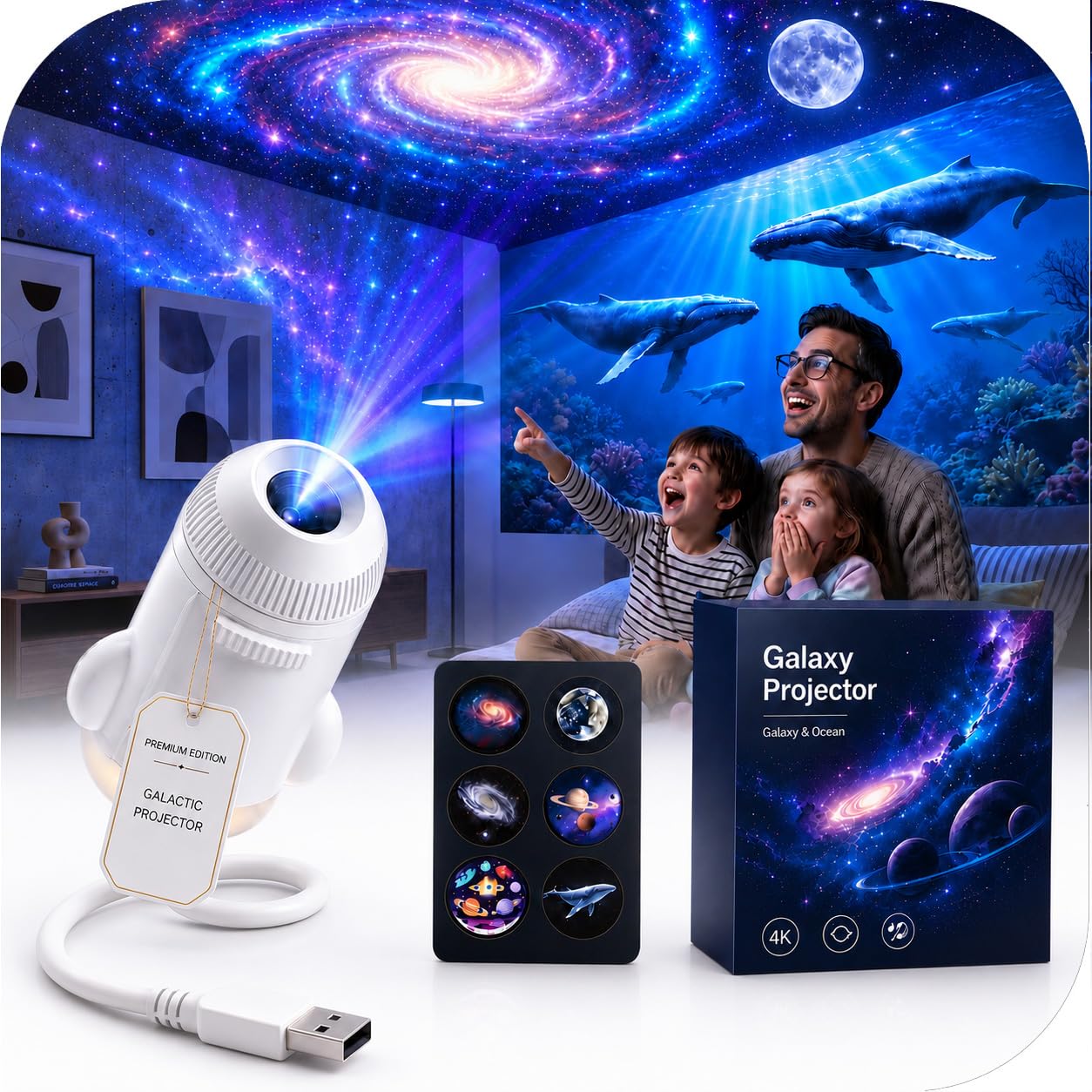 Amazon.co.jp: プラネタリウムプロジェクター Pro 2025、Galaxy