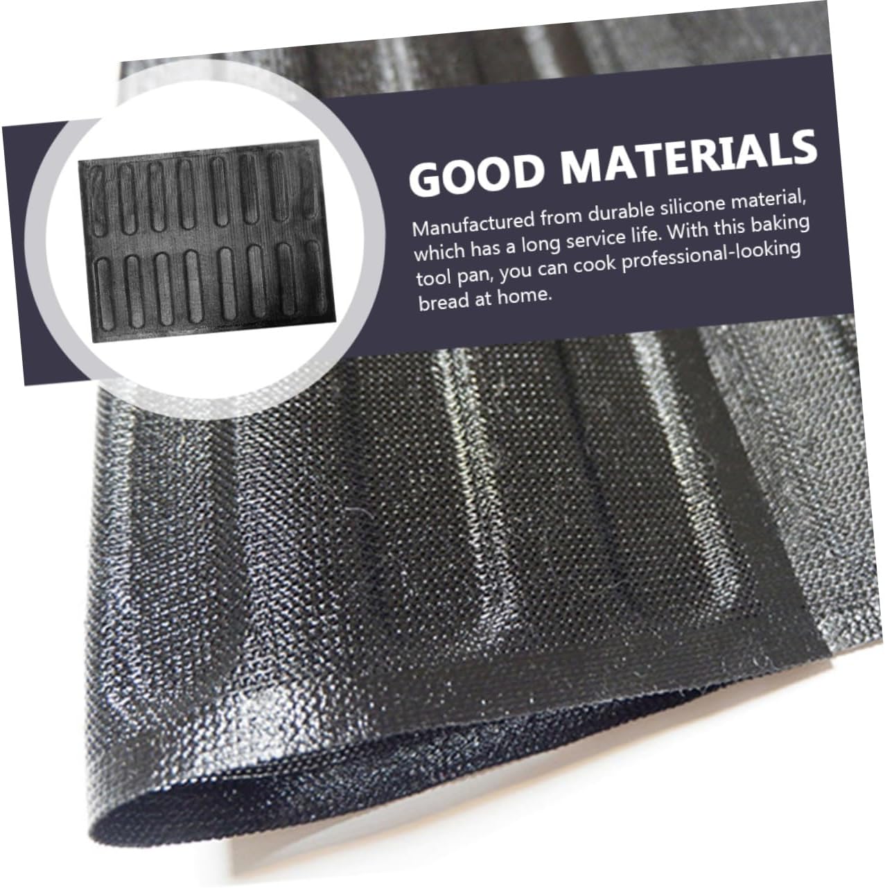 OUNONA 2pcs Kitchen Bread Pan Multi Function Mold for Breathable Baking for Hot Dog Bread and French Baguettes Non Stick and Flexible Design for All Standard Ovens